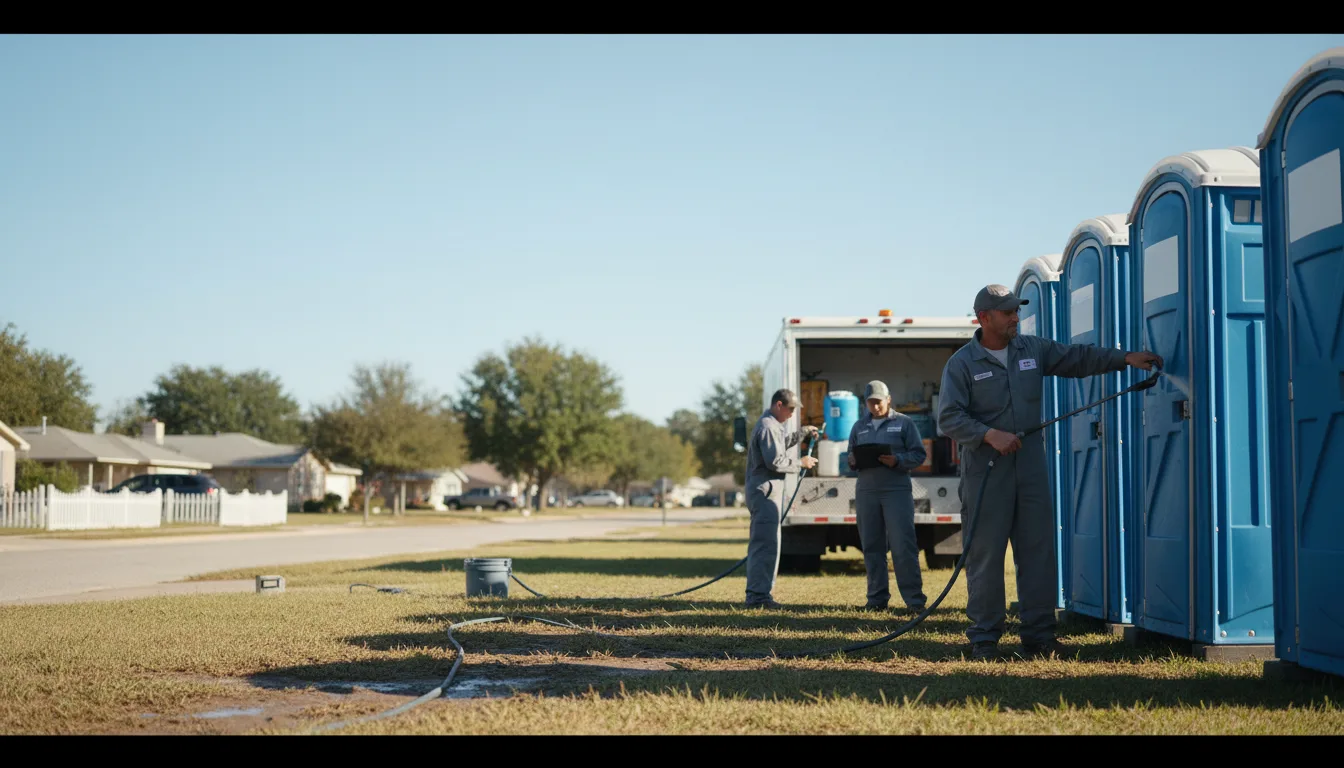 Long-Term Portable Toilet Rental in Scurry, TX near me
